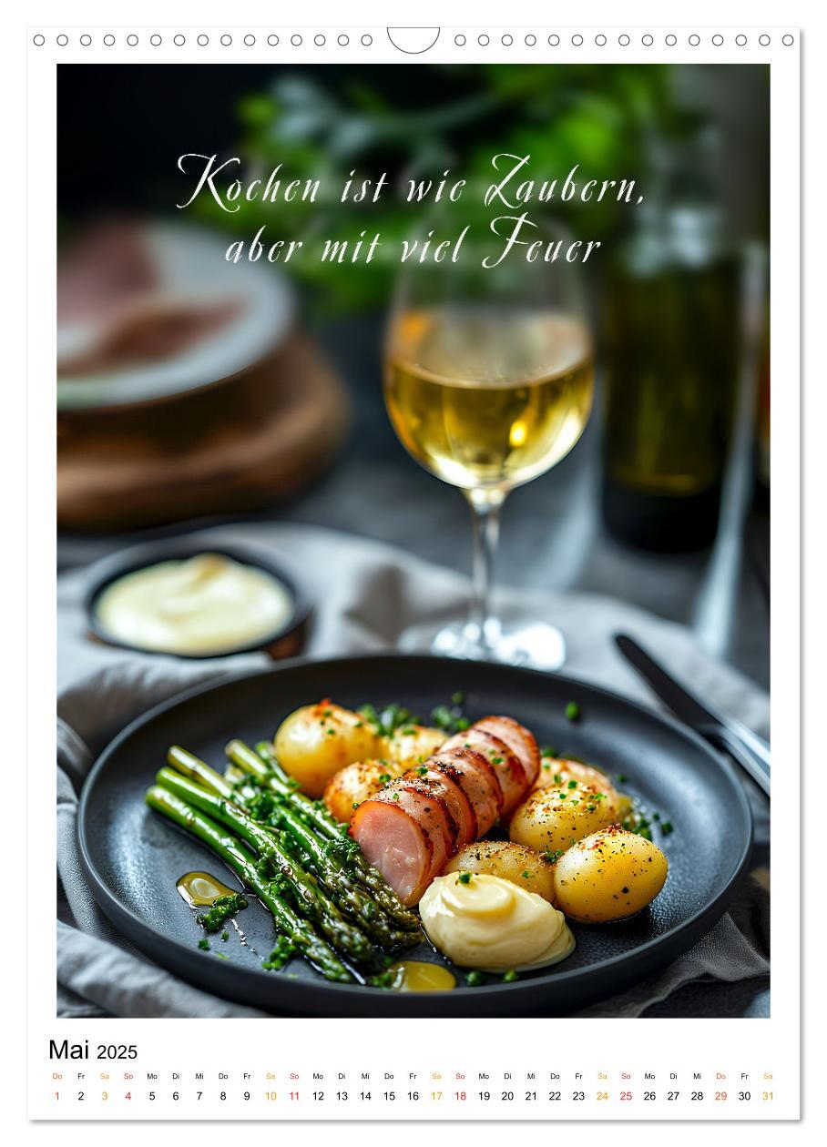 Bild: 9783457199213 | Coole Sprüche für Gourmets (Wandkalender 2025 DIN A3 hoch),...