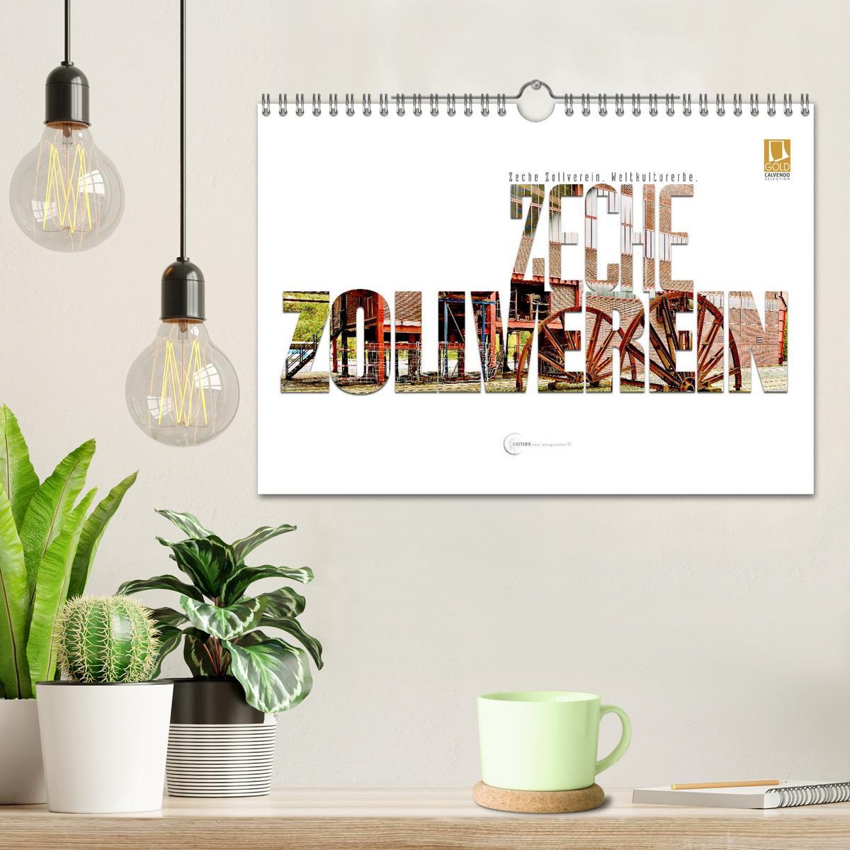 Bild: 9783435758647 | Zeche Zollverein. Weltkulturerbe. (Wandkalender 2025 DIN A4 quer),...