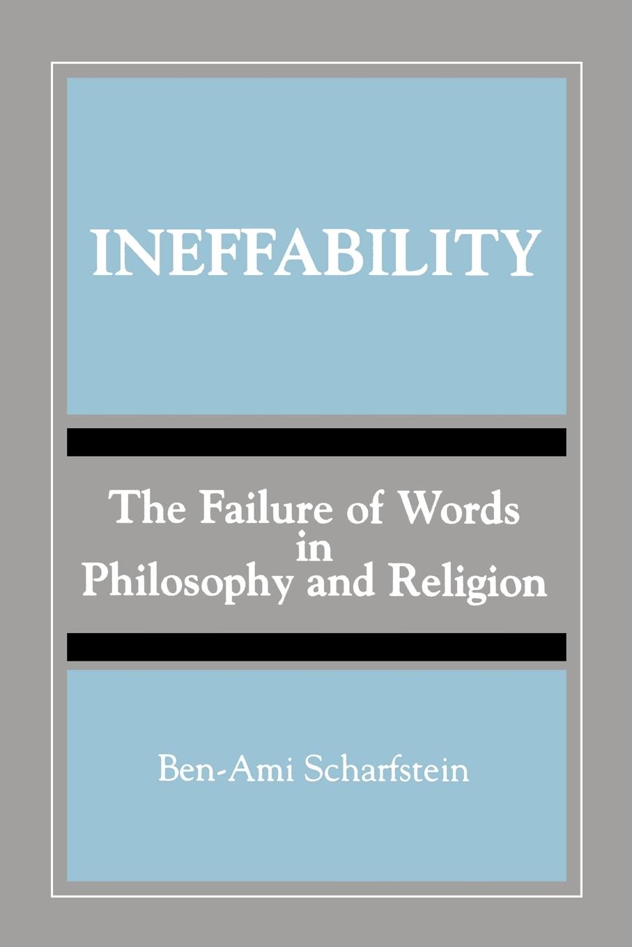 Cover: 9780791413487 | Ineffability | The Failure of Words in Philosophy and Religion | Buch