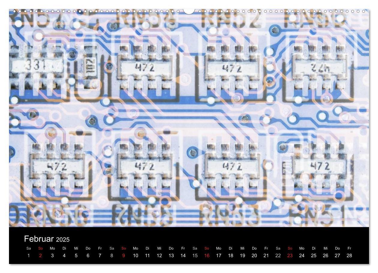 Bild: 9783435816095 | Computer ganz nah (Wandkalender 2025 DIN A2 quer), CALVENDO...