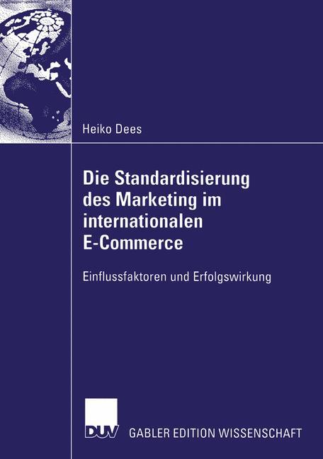 Cover: 9783824483457 | Die Standardisierung des Marketing im internationalen E-Commerce | xxi