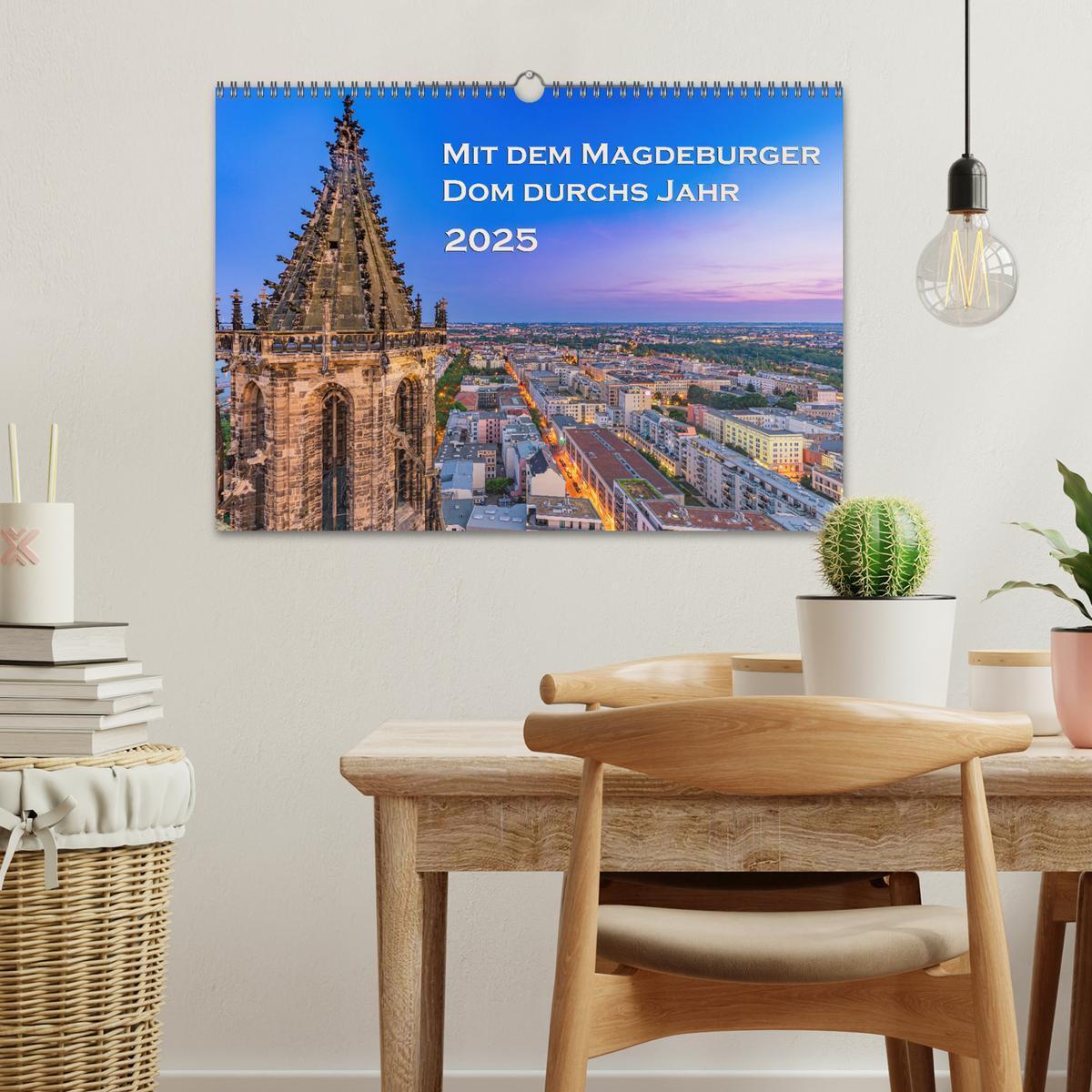 Bild: 9783383967436 | Mit dem Magdeburger Dom durchs Jahr (Wandkalender 2025 DIN A3...