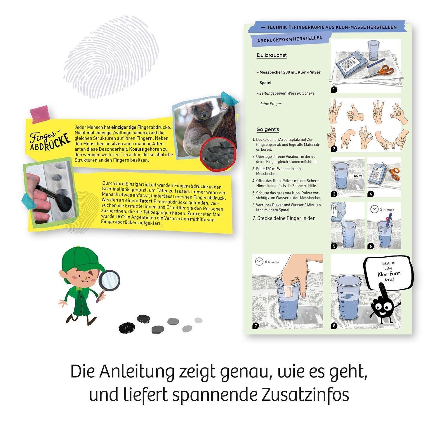 Bild: 4002051654221 | Fun Science 3D-Fingerabdrücke | Experimentierkasten | Spiel | Deutsch