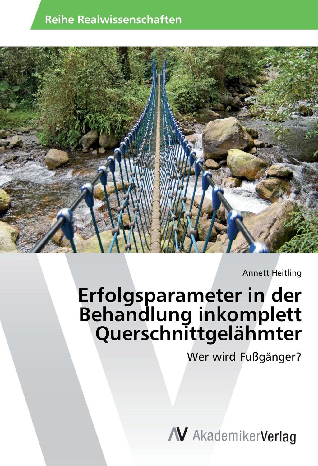 Cover: 9783330501959 | Erfolgsparameter in der Behandlung inkomplett Querschnittgelähmter