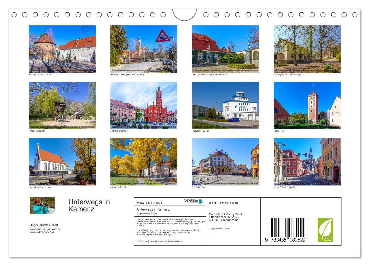 Bild: 9783435181629 | Unterwegs in Kamenz (Wandkalender 2025 DIN A4 quer), CALVENDO...