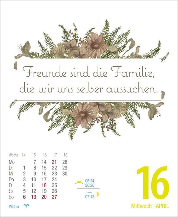 Bild: 9783731877455 | Visual Words 2025 | TypoArt Tages-Abreisskalender | Korsch Verlag