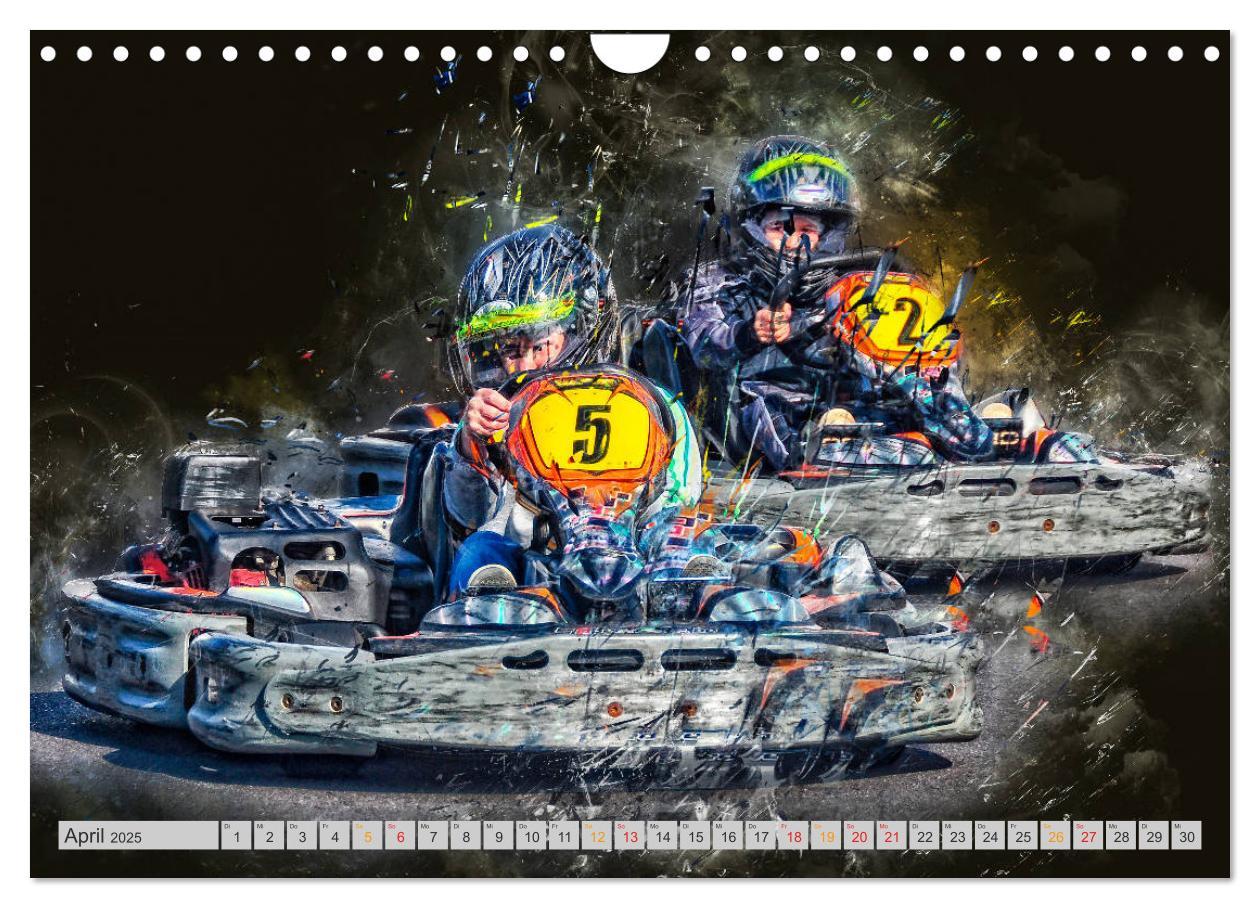 Bild: 9783435387717 | GoKart - extrem cool (Wandkalender 2025 DIN A4 quer), CALVENDO...