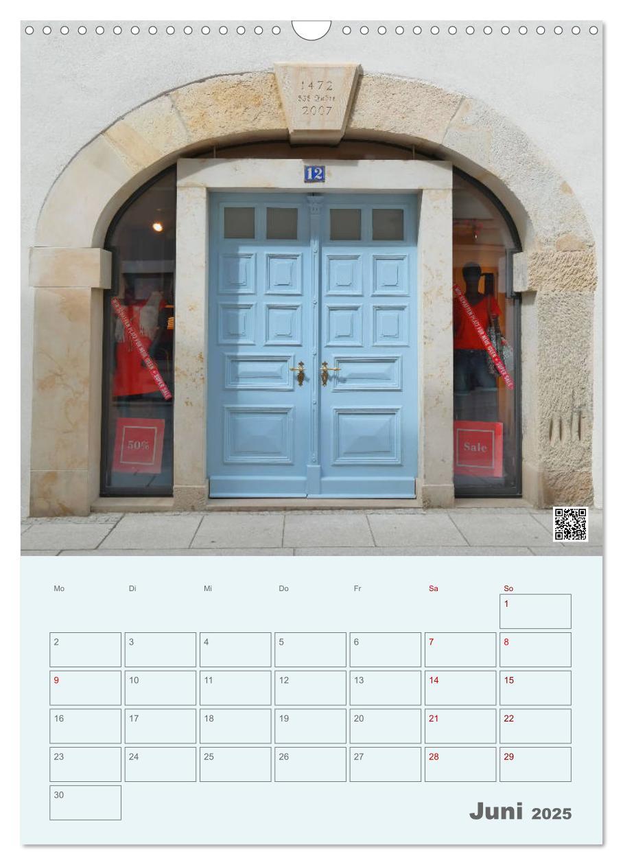 Bild: 9783435996483 | Türen und Portale in Pirna (Wandkalender 2025 DIN A3 hoch),...