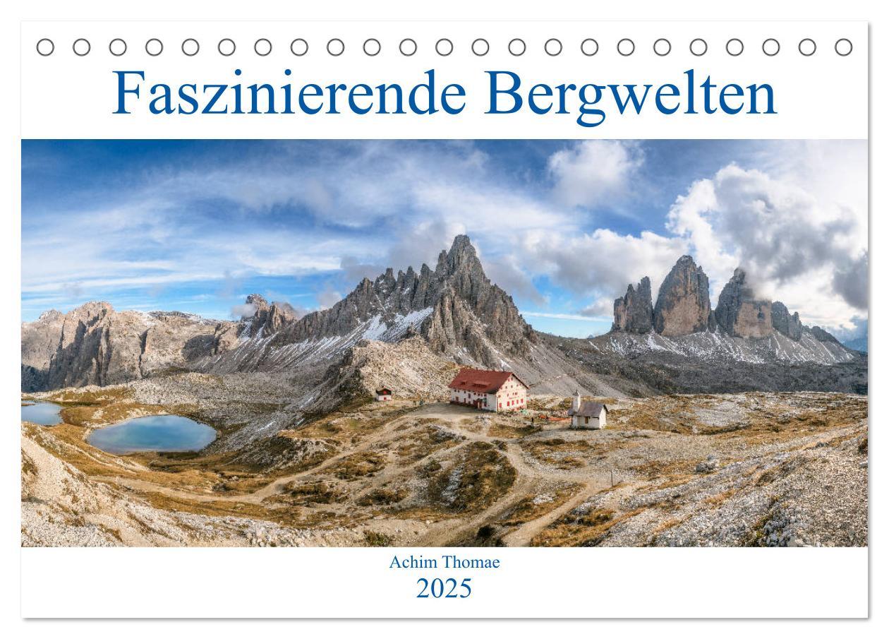 Cover: 9783435308507 | Faszinierende Bergwelten (Tischkalender 2025 DIN A5 quer), CALVENDO...