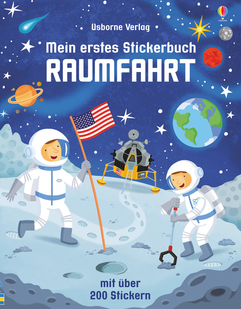 Cover: 9781782327554 | Mein erstes Stickerbuch: Raumfahrt | Mit über 200 Stickern | Sam Smith