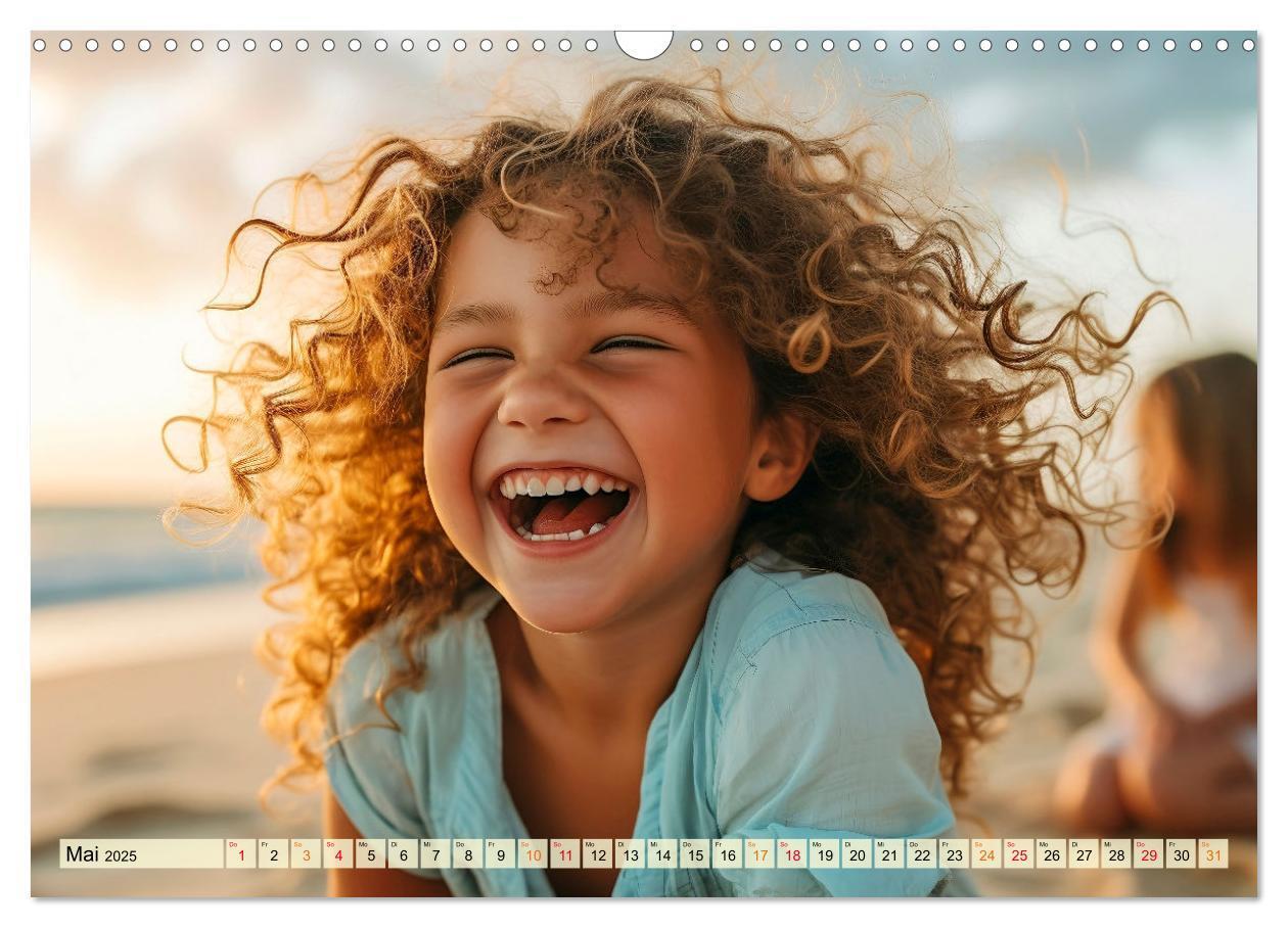 Bild: 9783383863110 | Kinder Lachen (Wandkalender 2025 DIN A3 quer), CALVENDO Monatskalender