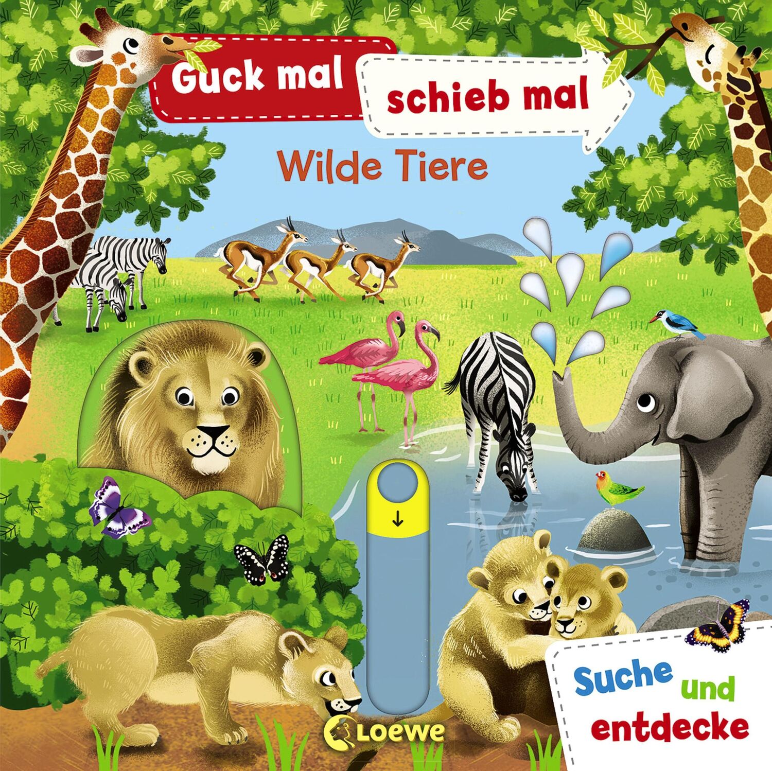 Cover: 9783743207783 | Guck mal, schieb mal! Suche und entdecke - Wilde Tiere | Johanna Abend