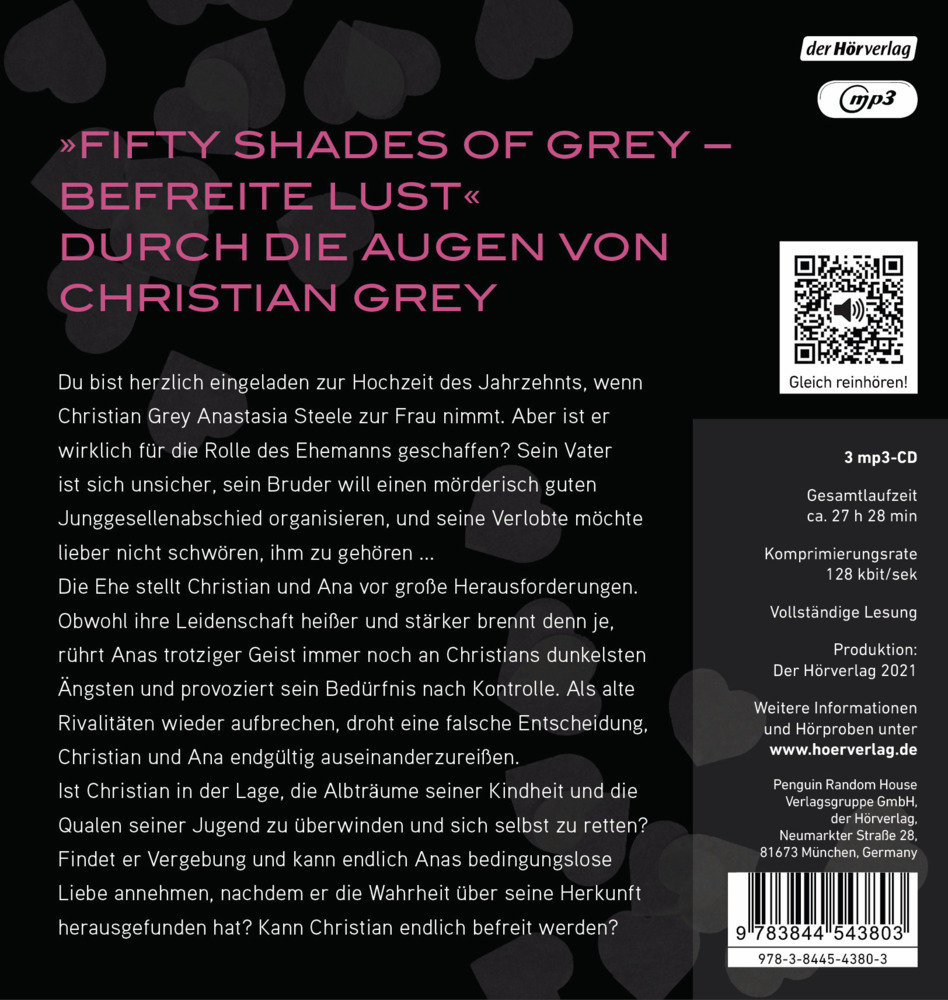 Bild: 9783844543803 | Freed - Fifty Shades of Grey. Befreite Lust von Christian selbst...