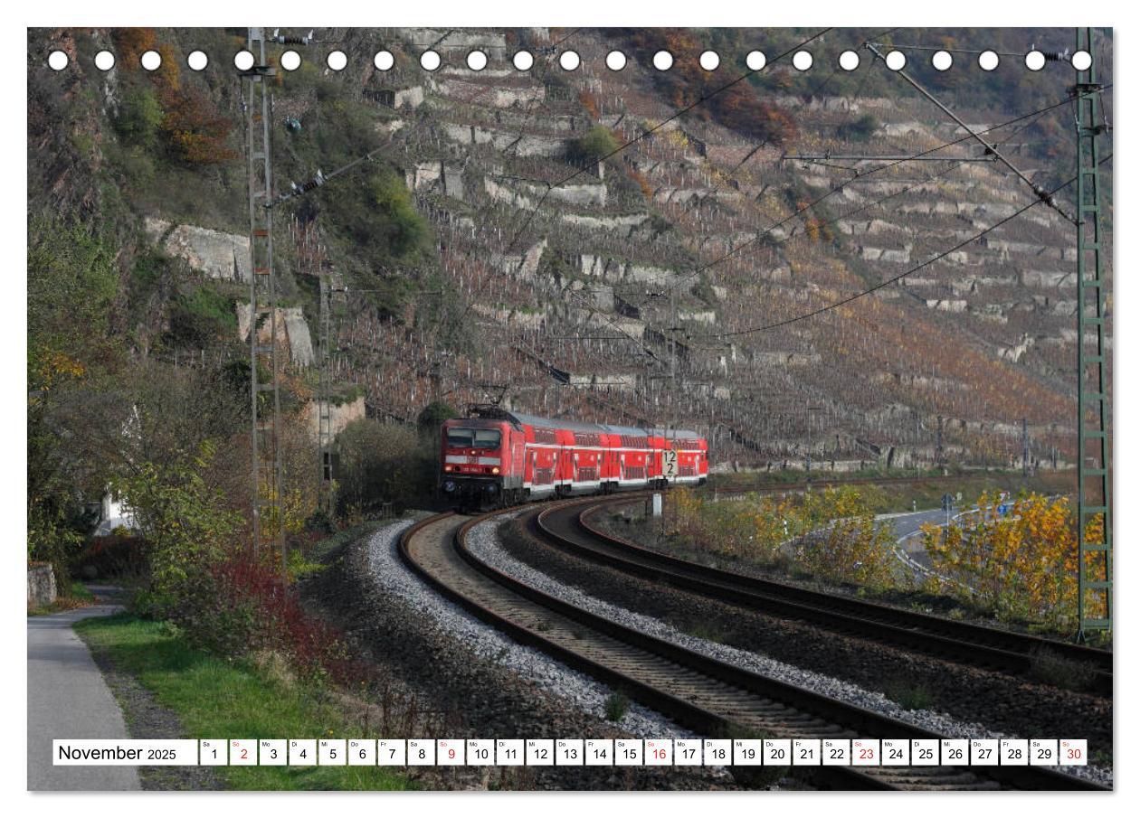 Bild: 9783435696758 | Eisenbahn an Rhein und Mosel 2025 (Tischkalender 2025 DIN A5 quer),...