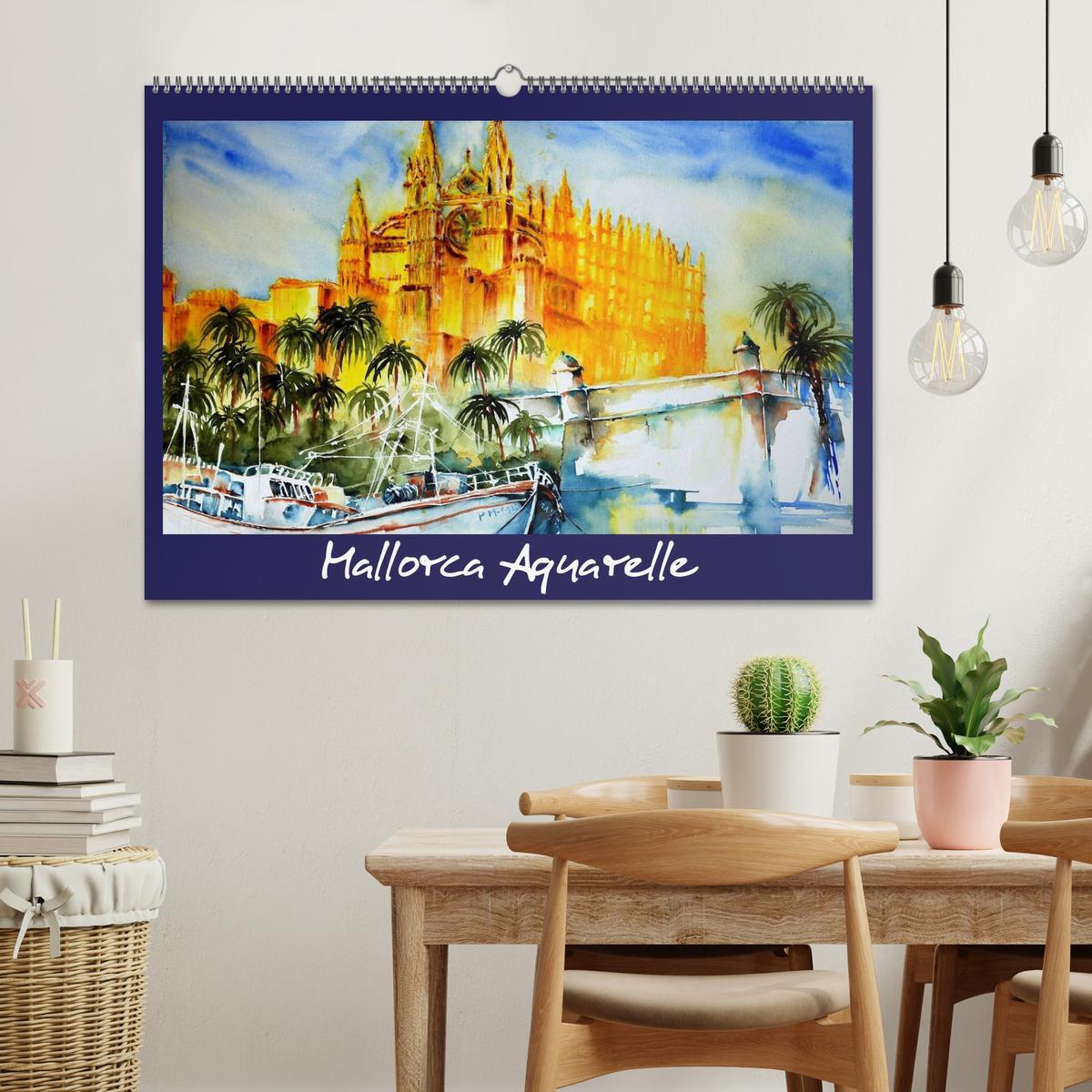 Bild: 9783435814046 | Mallorca Aquarelle (Wandkalender 2025 DIN A2 quer), CALVENDO...