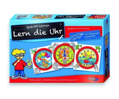 Cover: 4000826061526 | Lern die Uhr | Spiel | Deutsch | 2017 | NORIS | EAN 4000826061526