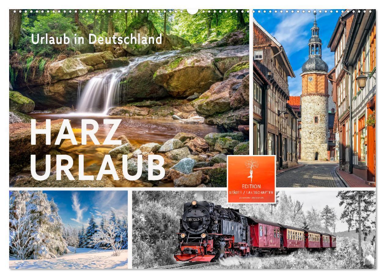 Cover: 9783435030286 | Harz - Urlaub (Wandkalender 2025 DIN A2 quer), CALVENDO Monatskalender