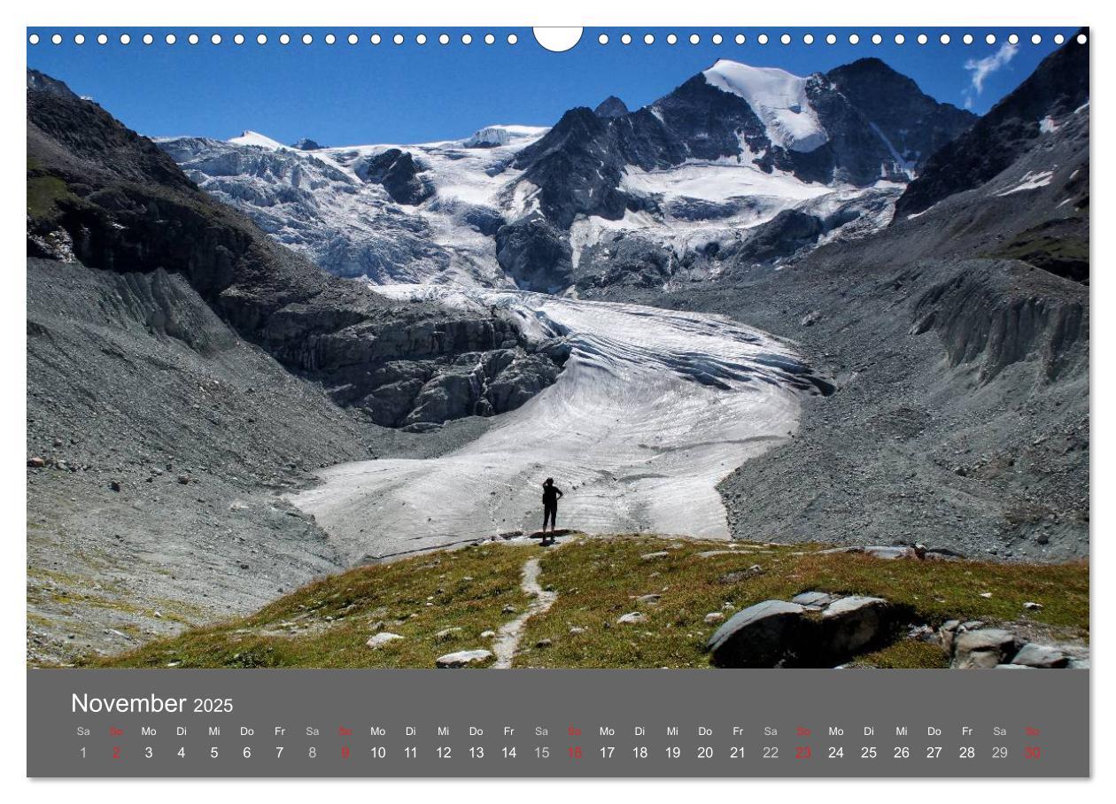 Bild: 9783435611539 | Wallis. Perle der Schweiz (Wandkalender 2025 DIN A3 quer), CALVENDO...