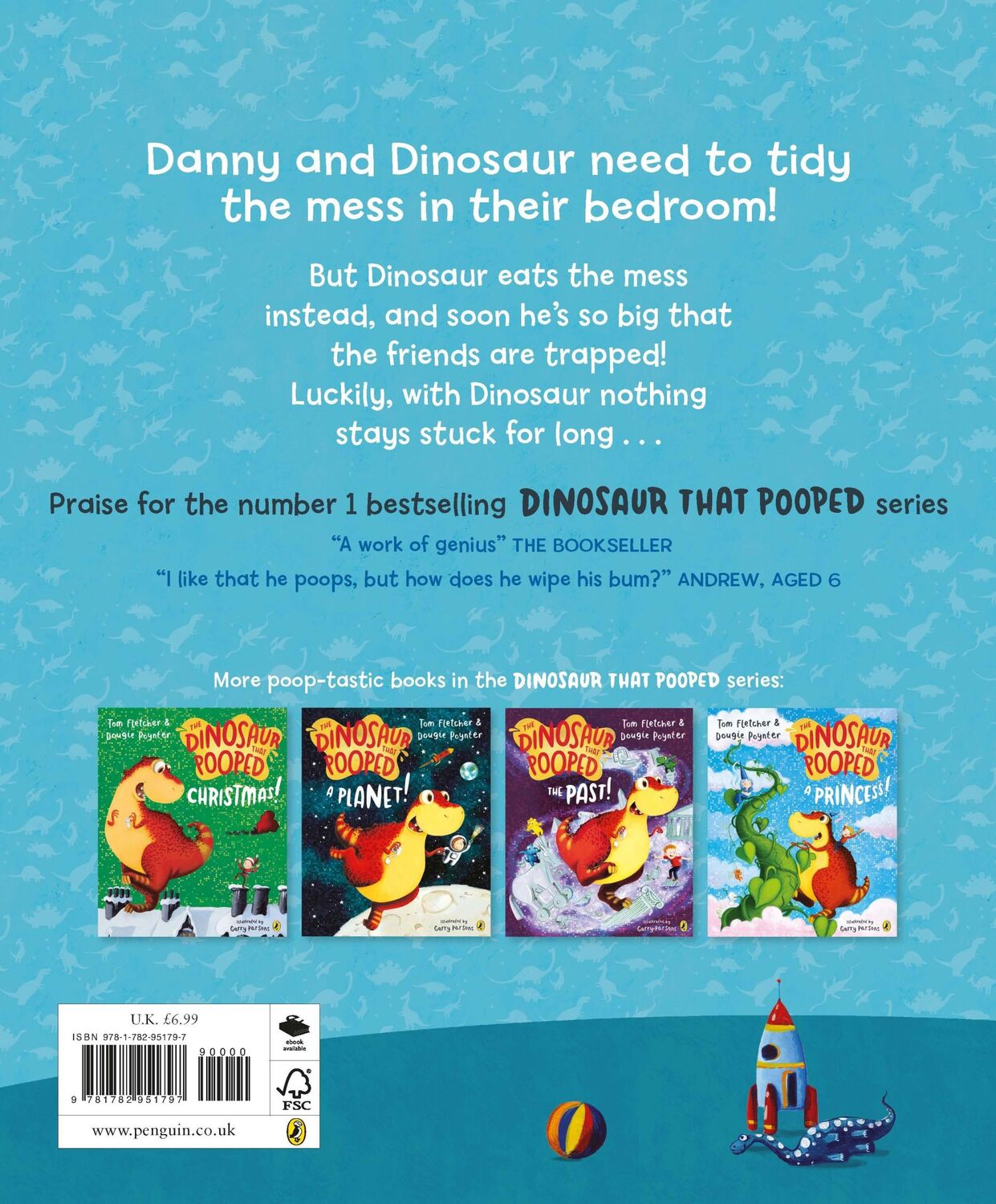 Rückseite: 9781782951797 | The Dinosaur that Pooped the Bed! | Dougie Poynter (u. a.) | Buch