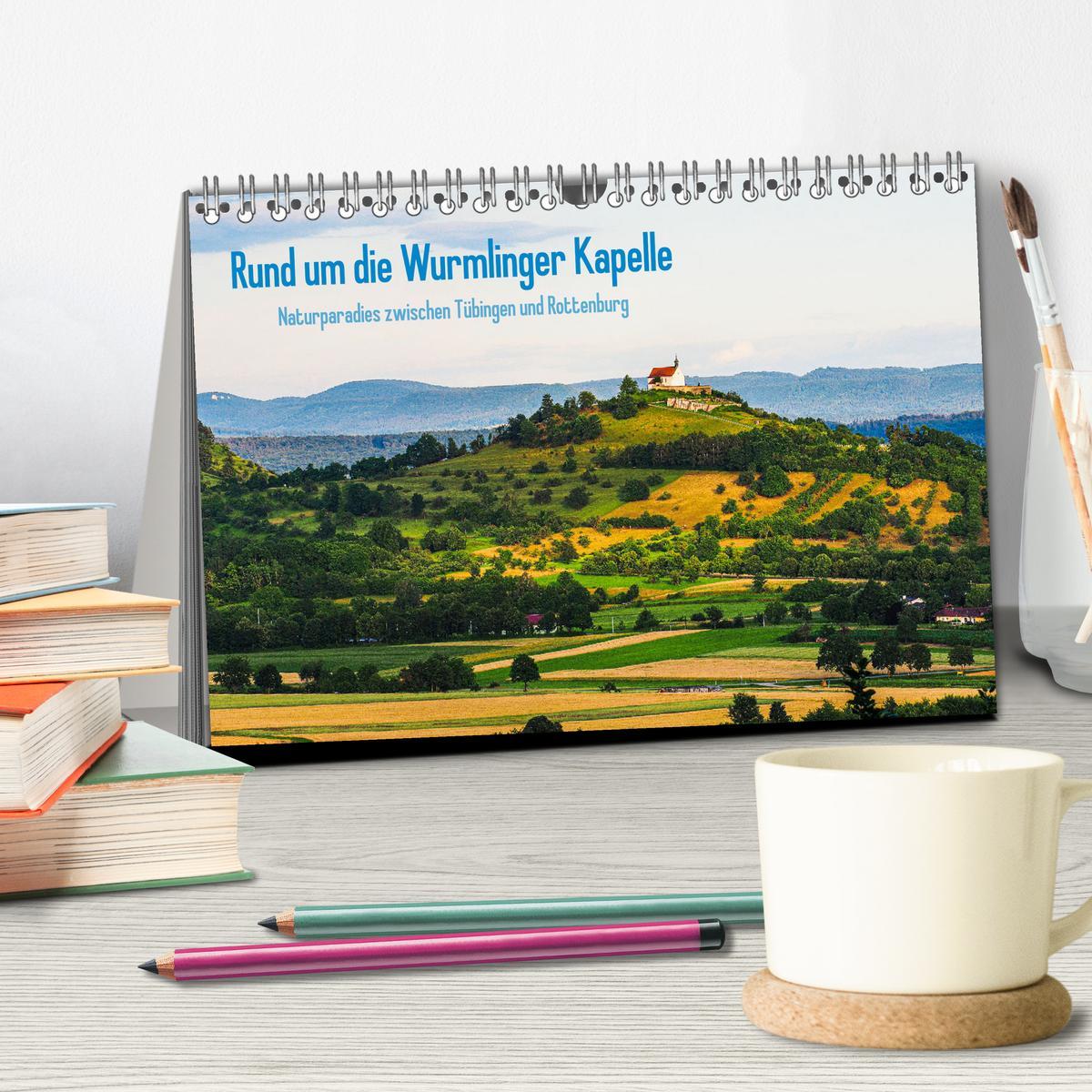 Bild: 9783435248612 | Rund um die Wurmlinger Kapelle (Tischkalender 2025 DIN A5 quer),...