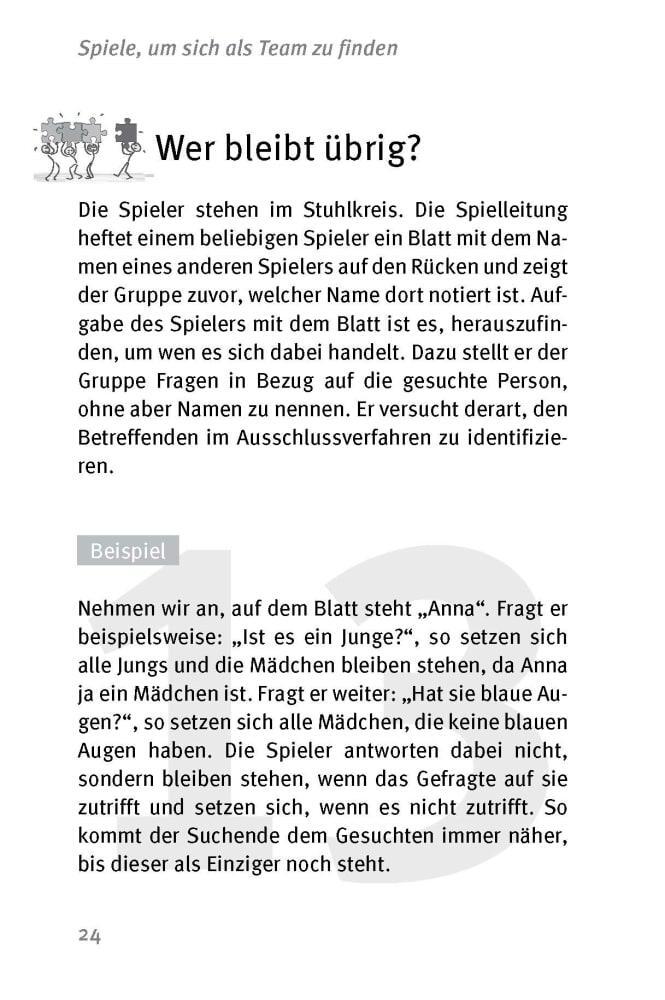 Bild: 9783769825091 | Die 50 besten Spiele für mehr Teamgeist. Für 8- bis 12-Jährige | Buch