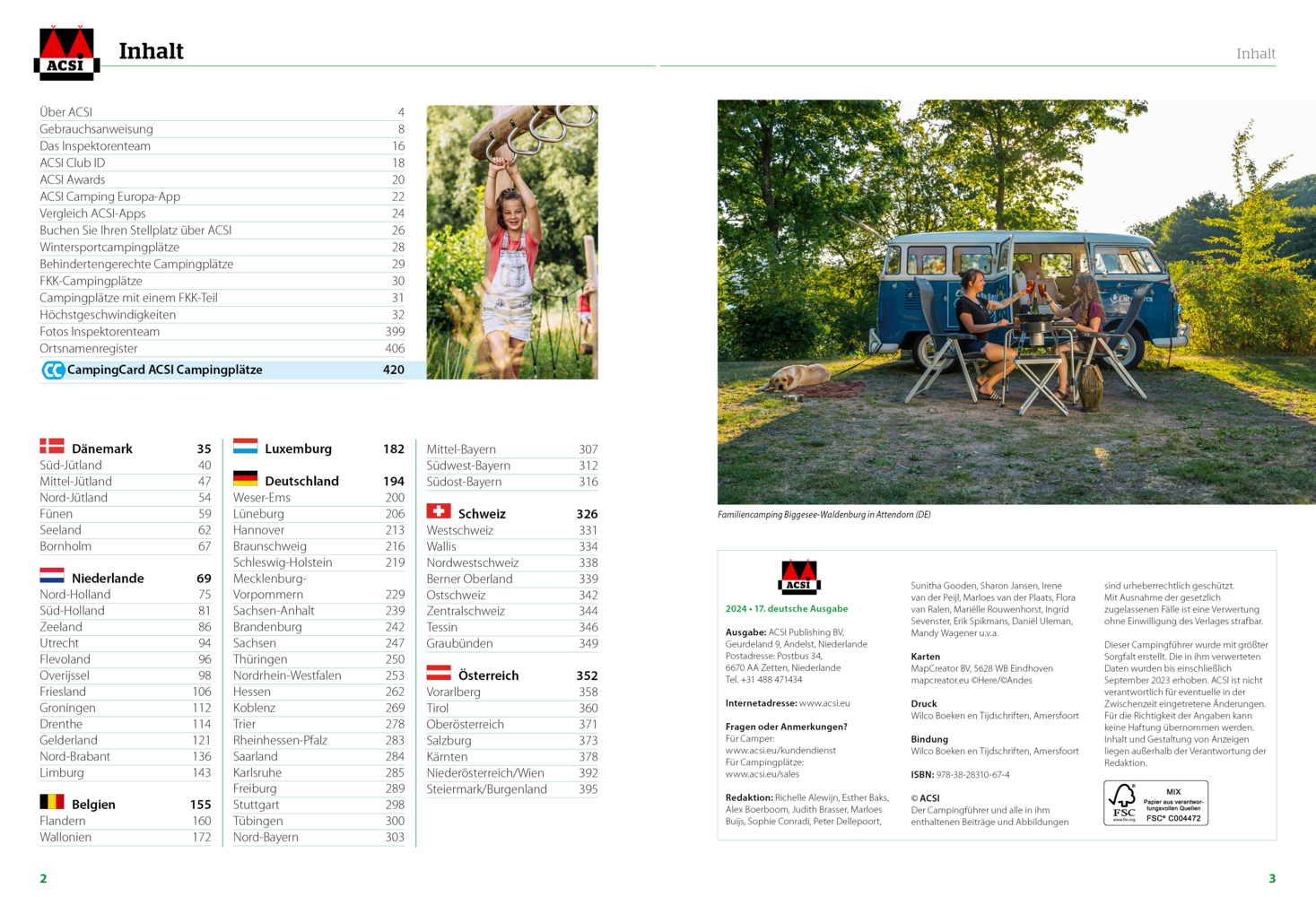 Bild: 9783828310674 | ACSI Campingführer Deutschland 2024 | Acsi (u. a.) | Taschenbuch