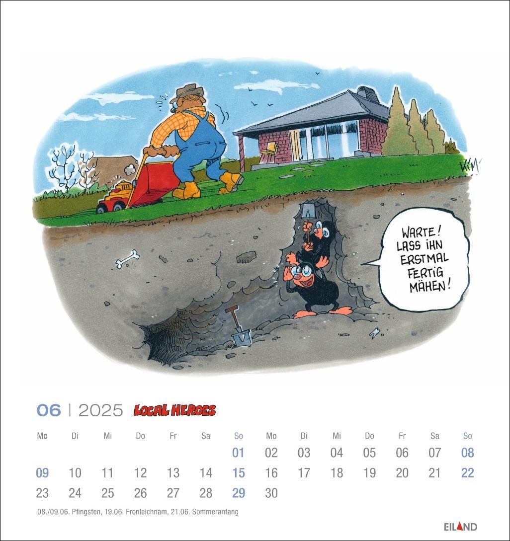 Bild: 9783964023612 | Local Heroes Postkartenkalender 2025 - Vom Leben hinter´m Deich | 2025