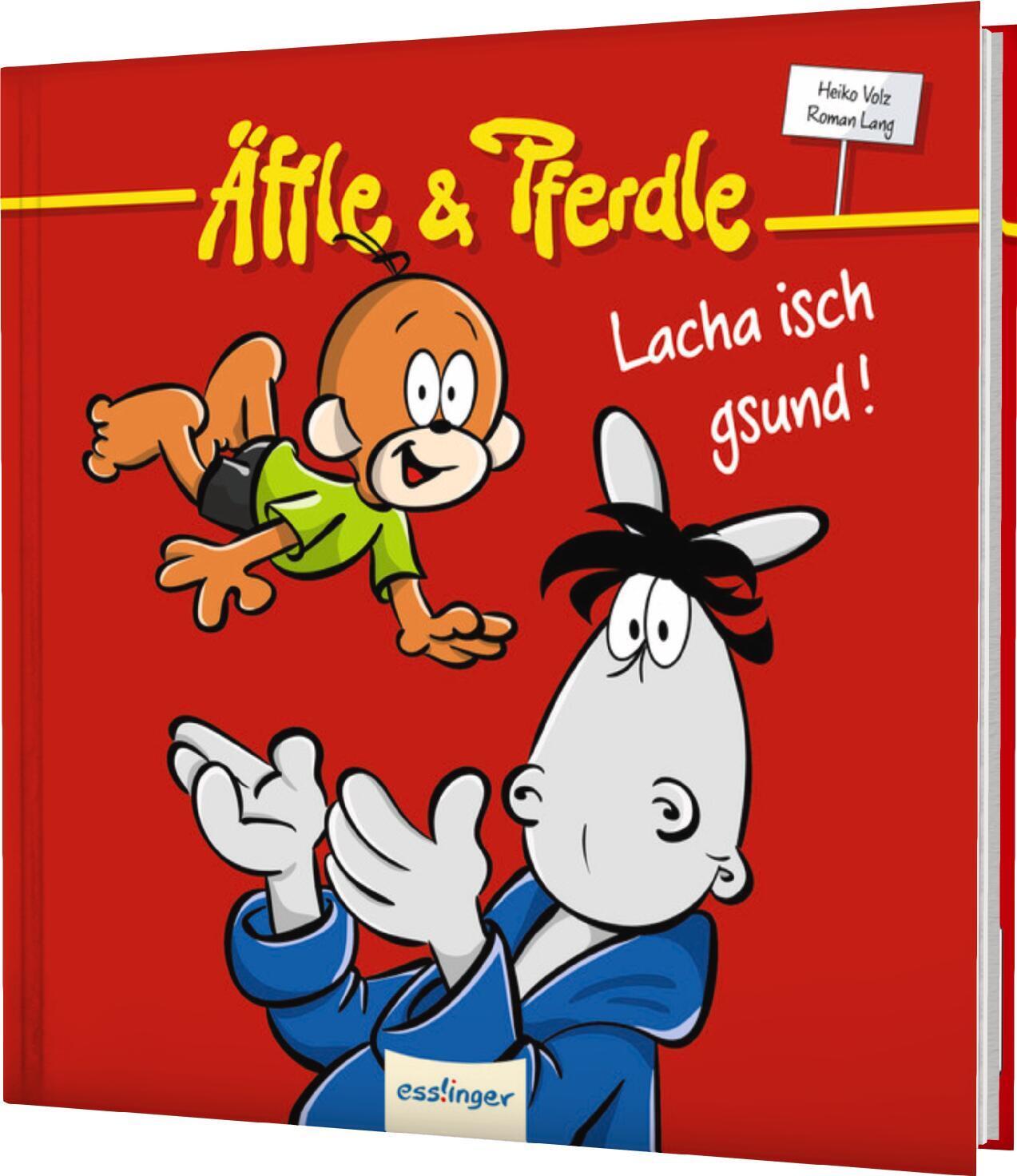 Cover: 9783480238118 | Äffle &amp; Pferdle: Lacha isch gsund! | Schwäbische Kult-Comics | Volz