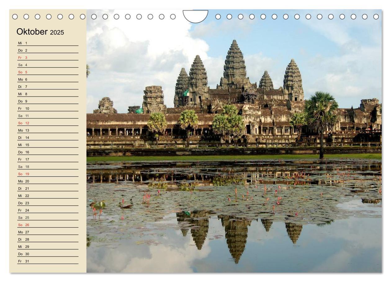 Bild: 9783435523337 | Kambodscha. Angkor Wat (Wandkalender 2025 DIN A4 quer), CALVENDO...