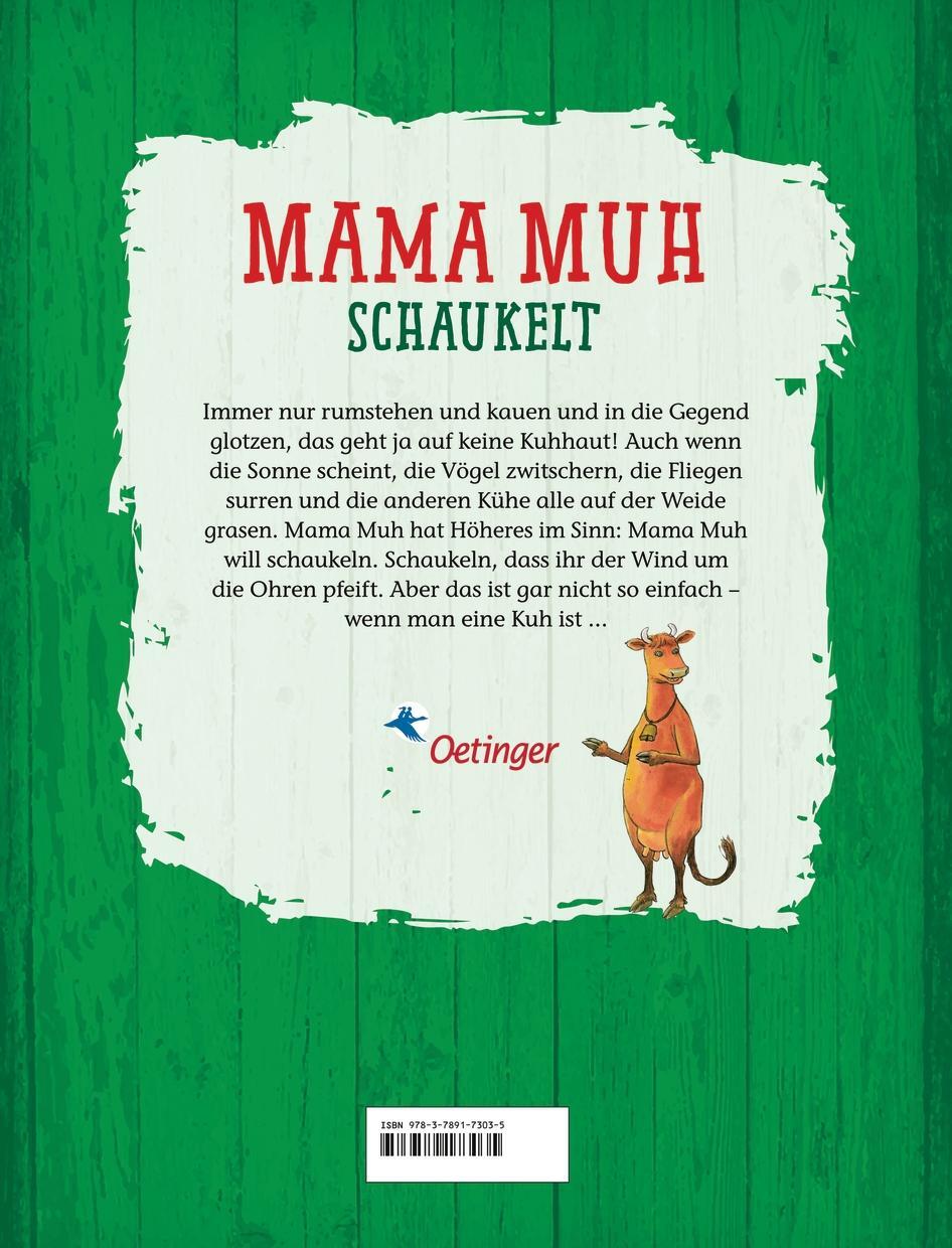 Rückseite: 9783789173035 | Mama Muh schaukelt | Jujja Wieslander (u. a.) | Buch | Mama Muh | 2001