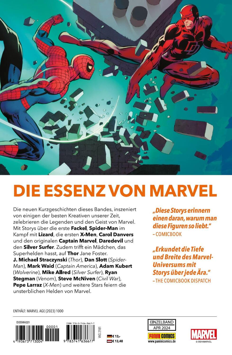 Rückseite: 9783741636677 | Marvel Age 1000: Jahrhundert der Helden | Jason Aaron (u. a.) | Buch