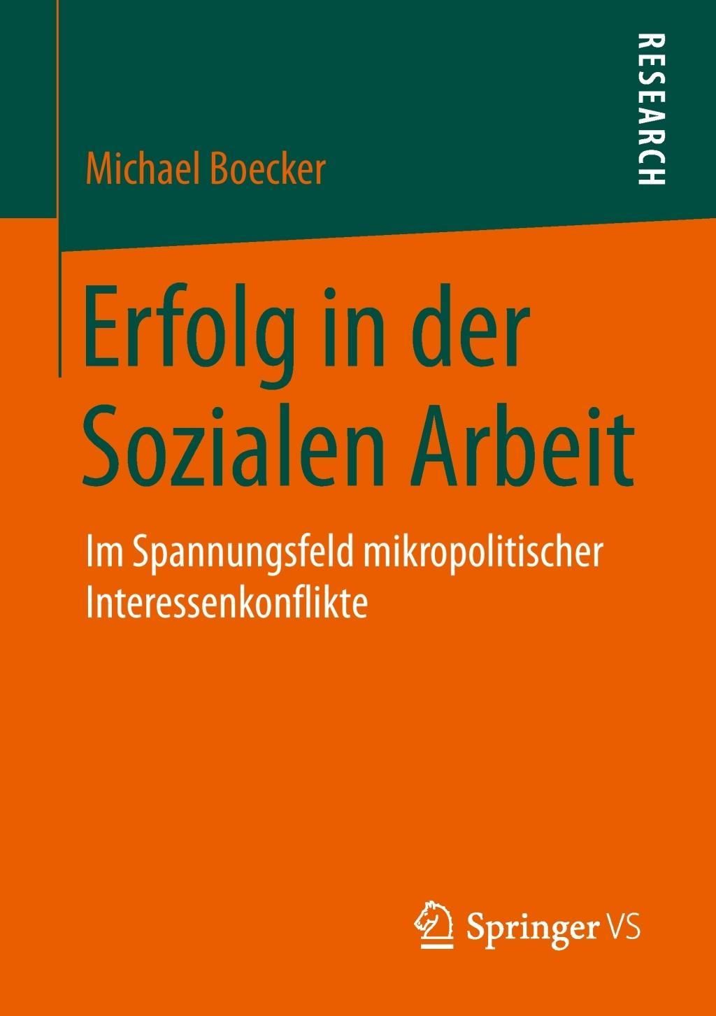 Cover: 9783658073466 | Erfolg in der Sozialen Arbeit | Michael Boecker | Taschenbuch | x