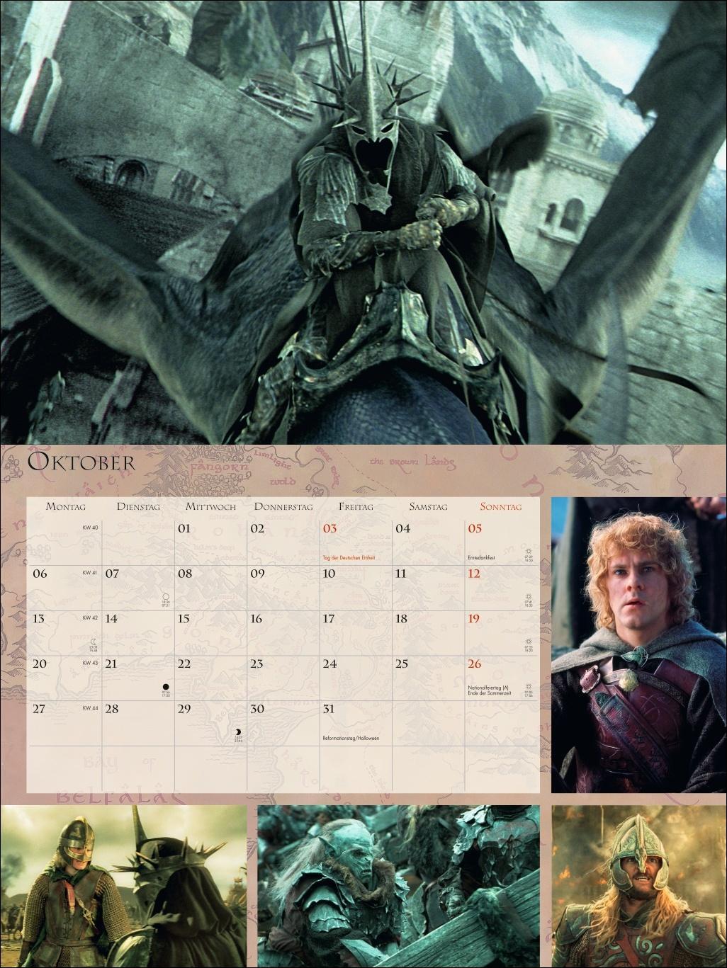 Bild: 9783756404988 | Der Herr der Ringe Broschur XL Kalender 2025 | Heye | Kalender | 28 S.