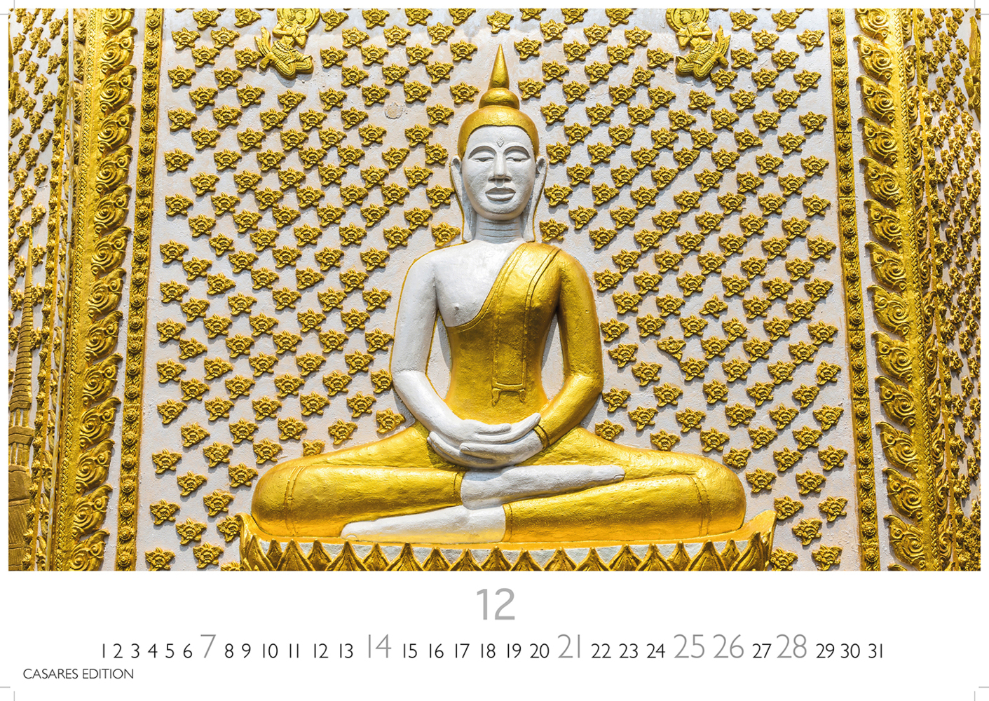 Bild: 9781835242384 | Buddhas 2025 L 35x50cm | Kalender | 14 S. | Deutsch | 2025