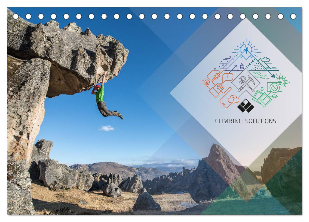 Cover: 9783435604272 | Climbing Solutions - Bergsport weltweit (Tischkalender 2025 DIN A5...