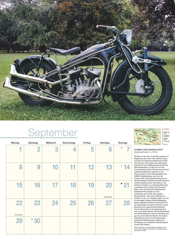 Bild: 4250809652863 | DUMONT - Motorräder &amp; Routen 2025 Broschürenkalender, 42x29cm,...