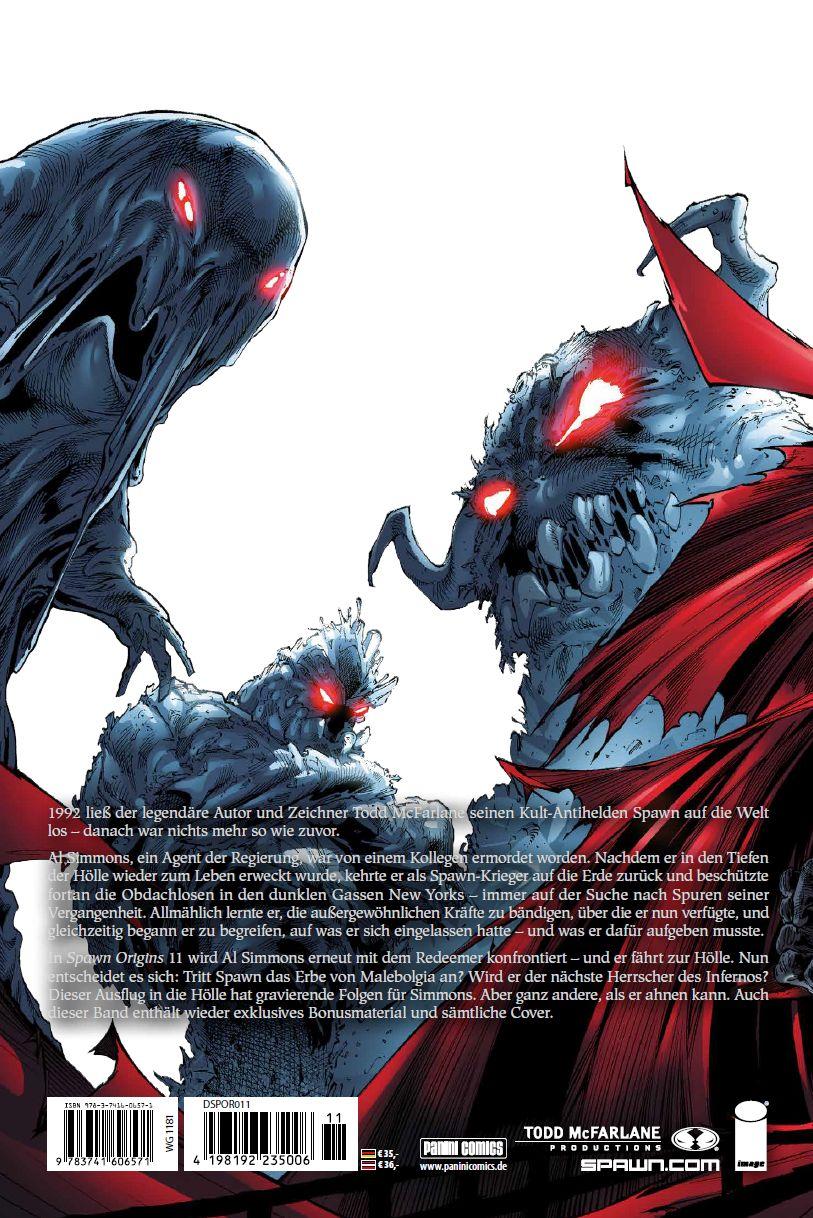 Rückseite: 9783741606571 | Spawn Origins Collection | Bd. 11 | Todd Mcfarlane (u. a.) | Buch