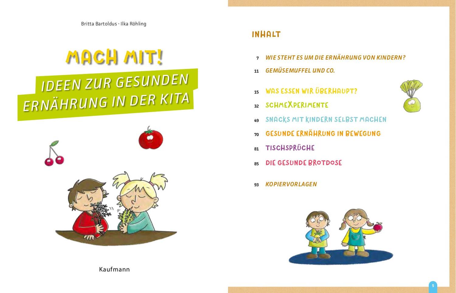 Bild: 9783780651648 | Mach mit! Ideen zur gesunden Ernährung in der Kita | Britta Bartoldus