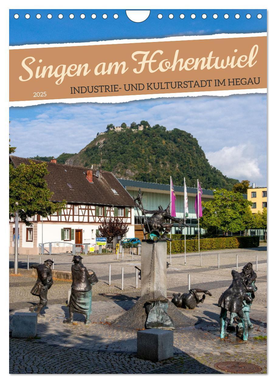 Cover: 9783457180785 | Singen am Hohentwiel (Wandkalender 2025 DIN A4 hoch), CALVENDO...