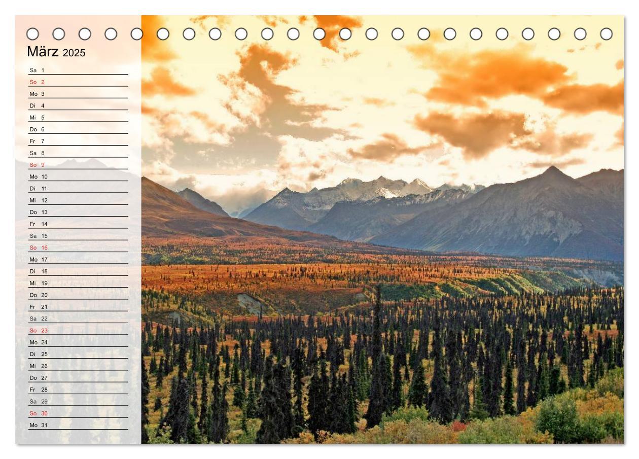 Bild: 9783435522293 | Alaska - Weites Land (Tischkalender 2025 DIN A5 quer), CALVENDO...