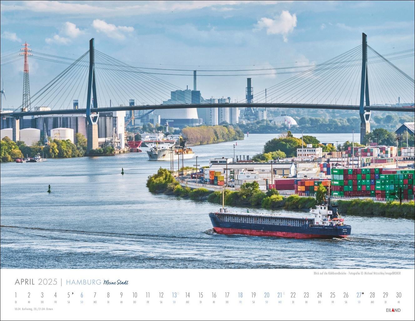 Bild: 9783964023520 | Hamburg - Meine Stadt Kalender 2025 | Eiland | Kalender | 13 S. | 2025