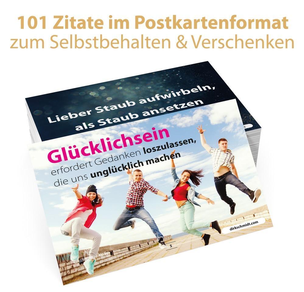 Bild: 9783981751215 | MUTivationsbox - 101 Zitate auf Designerpostkarten für deine...