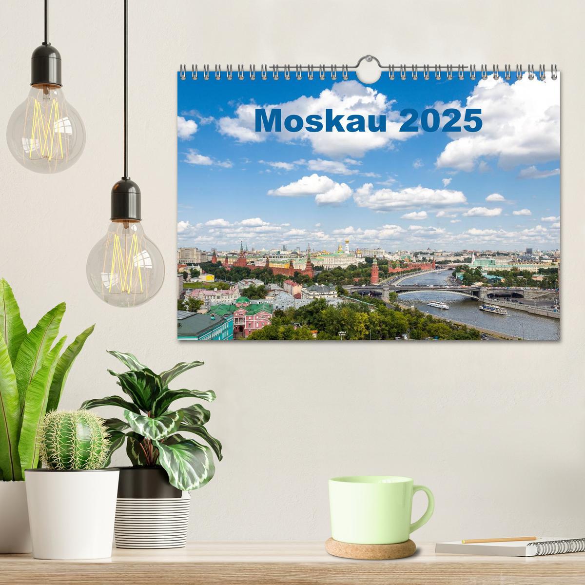 Bild: 9783435644537 | Moskau 2025 (Wandkalender 2025 DIN A4 quer), CALVENDO Monatskalender