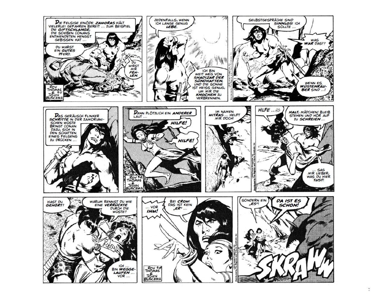 Bild: 9783741625572 | Conan Newspaper Comics Collection | Bd. 1: 1978-1979 | Thomas (u. a.)