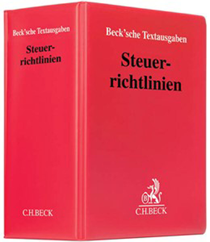 Cover: 9783406737701 | Steuerrichtlinien (ohne Fortsetzungsnotierung). Inkl. 193....