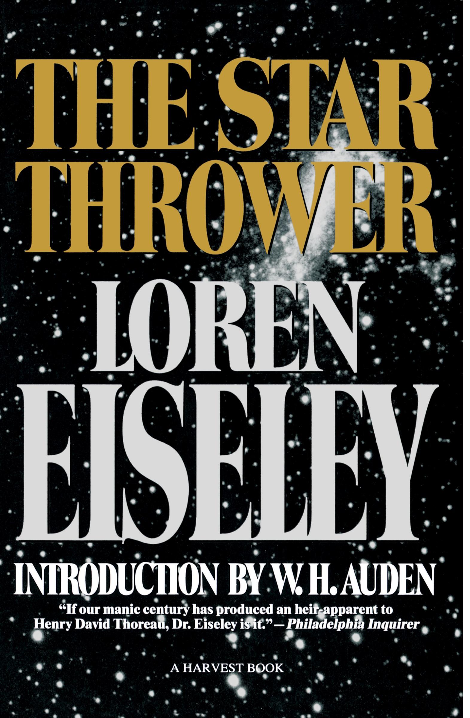 Cover: 9780156849098 | The Star Thrower | Loren Eiseley (u. a.) | Taschenbuch | Englisch