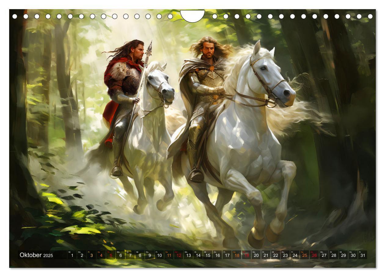 Bild: 9783383856129 | Nibelungenlied - Eine Sage von Sieg, Liebe und Verrat (Wandkalender...