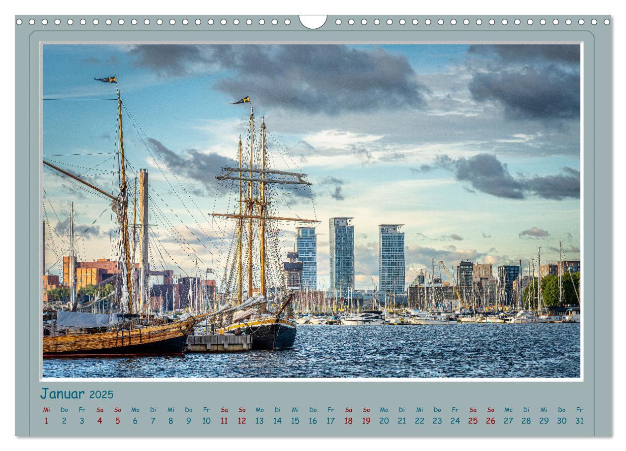 Bild: 9783383945816 | HELSINKI CITY (Wandkalender 2025 DIN A3 quer), CALVENDO Monatskalender