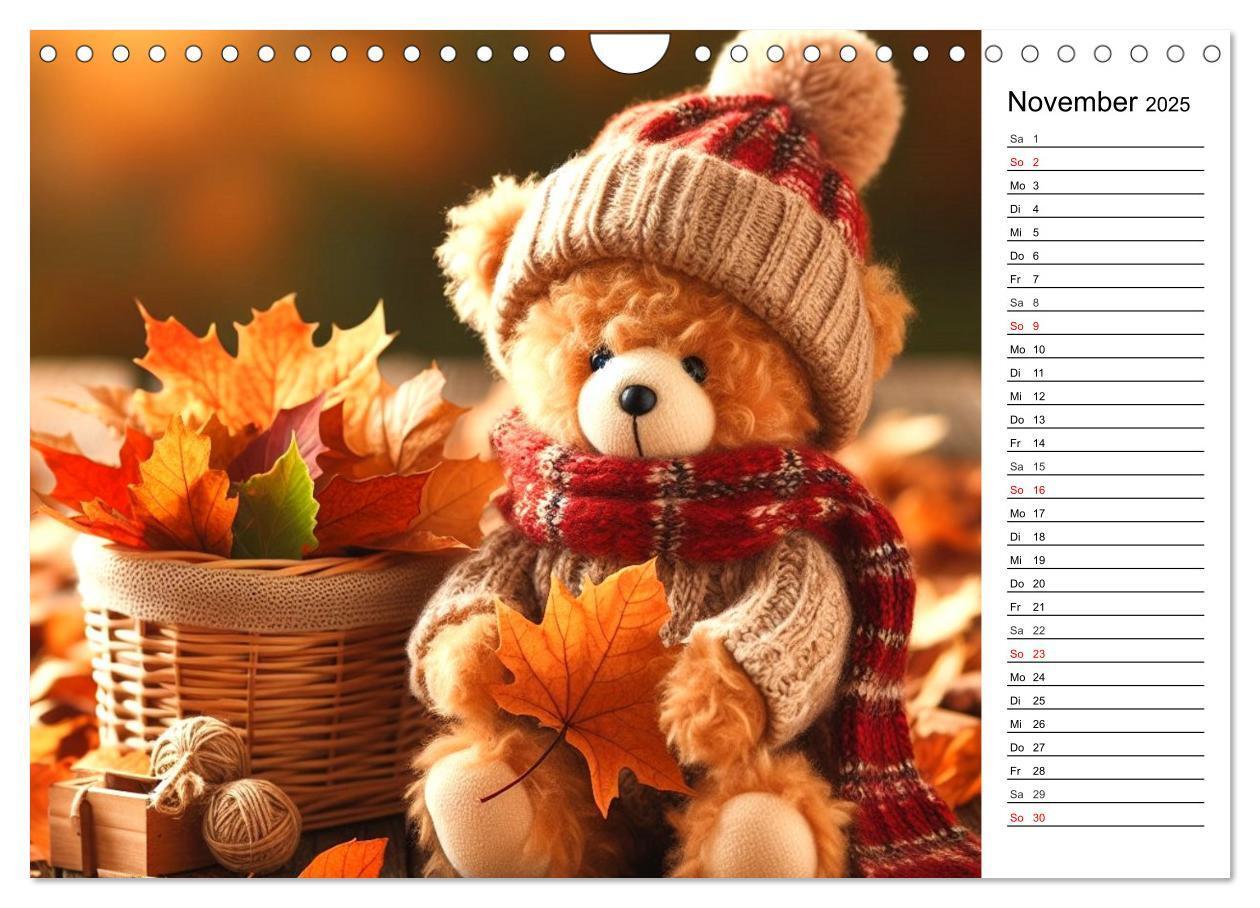 Bild: 9783383772221 | Teddys - Die Jahresreise der KI-Teddybären (Wandkalender 2025 DIN...