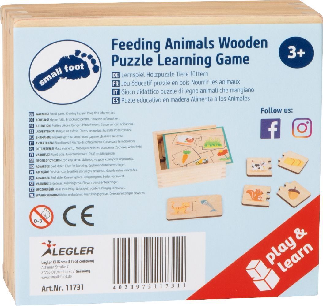 Cover: 4020972117311 | Puzzle-Box Tiere füttern | Spiel | Artikel in Folienverpackung | 11731